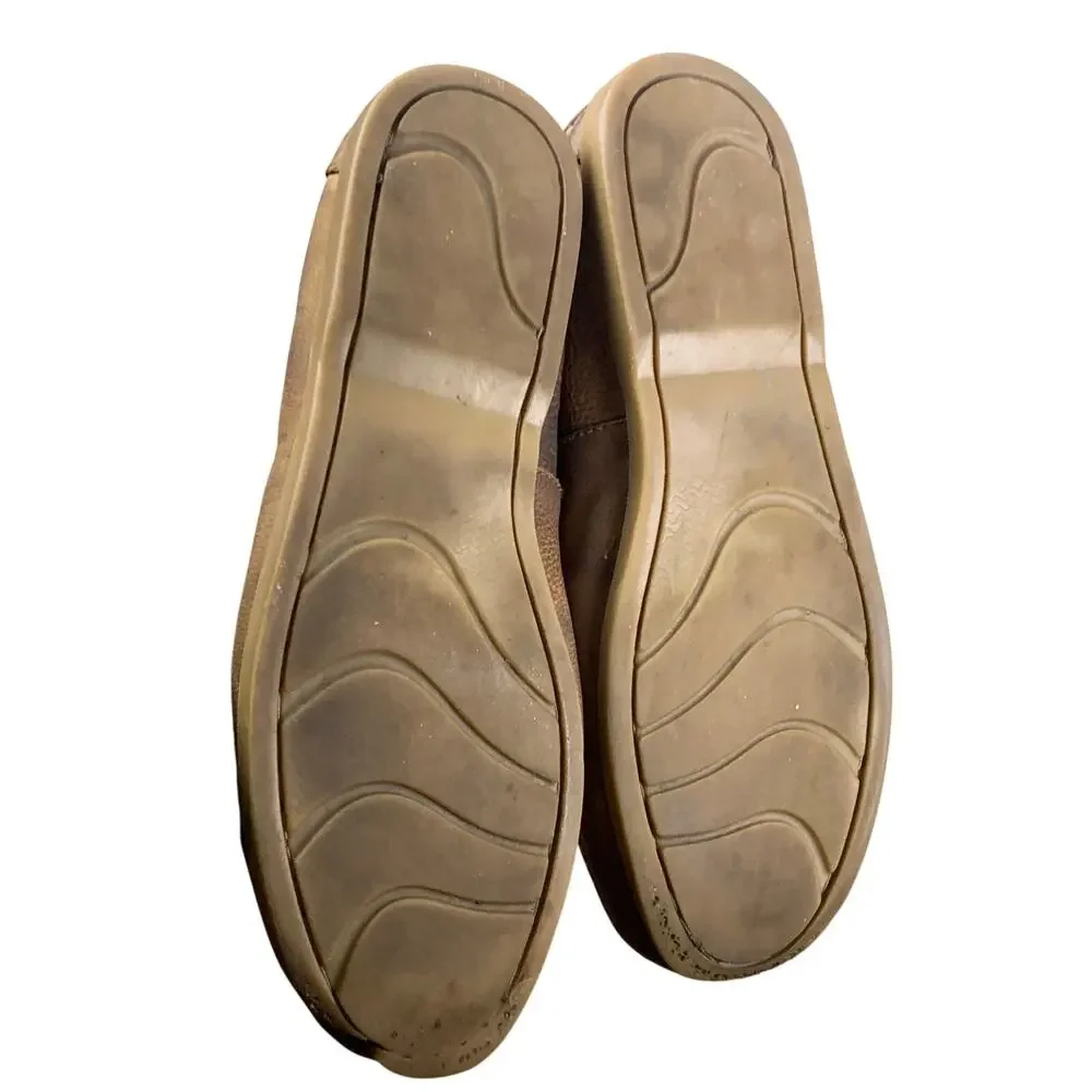 Bed Stu Distressed Leather Loafers Mens Size 12 Rustic Moc Toe Slip On Shoes